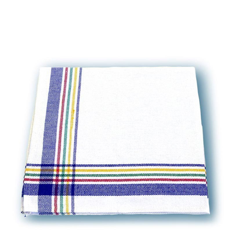 Paño Vajilla Blanco Con Detalle Color