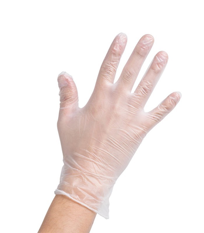 GUANTES DE VINILO SOLO 990 CON POLVO T/ 9-9 1/2