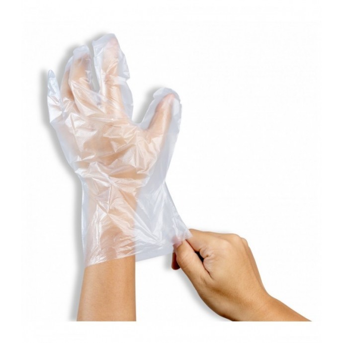 GUANTES UN SOLO USO POLIETILENO AD CAJA