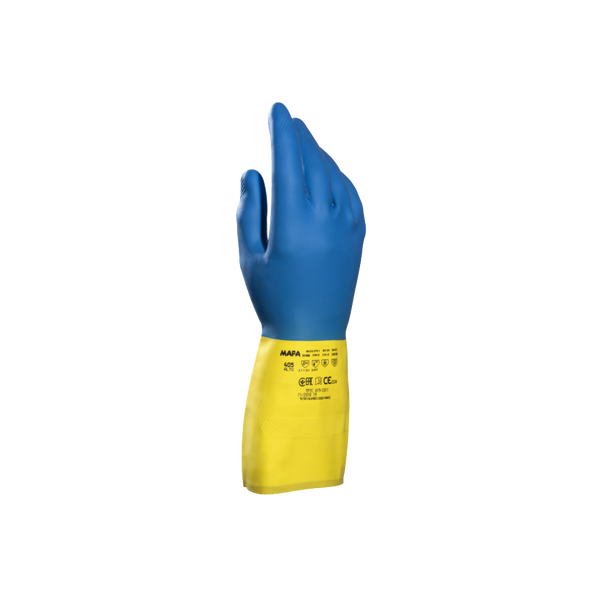 GUANTES ALTO 405 PROTECCIÓN QUÍMICA LIGERA T 9 - 9 1/2