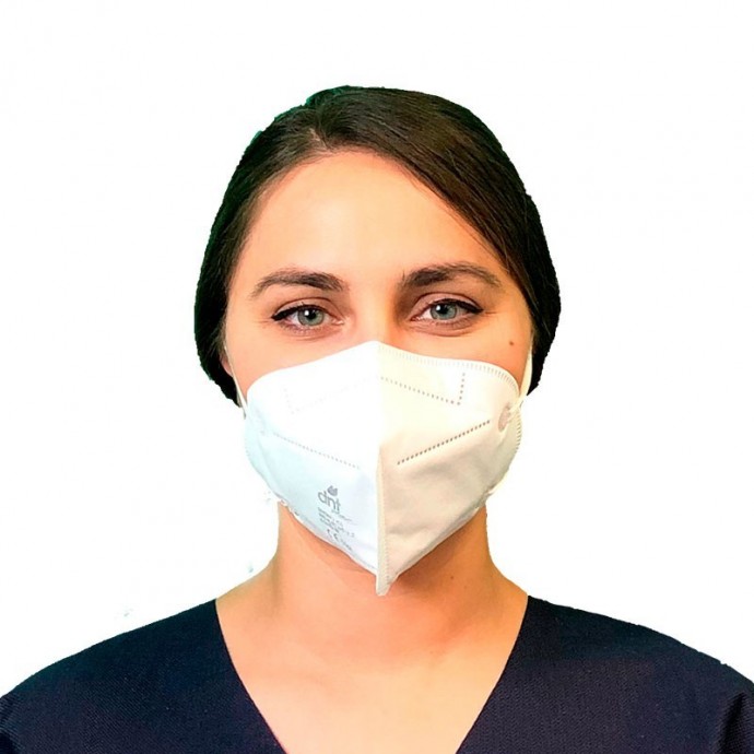 MASCARILLA FFP2 BLANCA , 5 CAPAS, AJUSTE NASAL, ENBOLSADAS INDIVIDUALMENTE