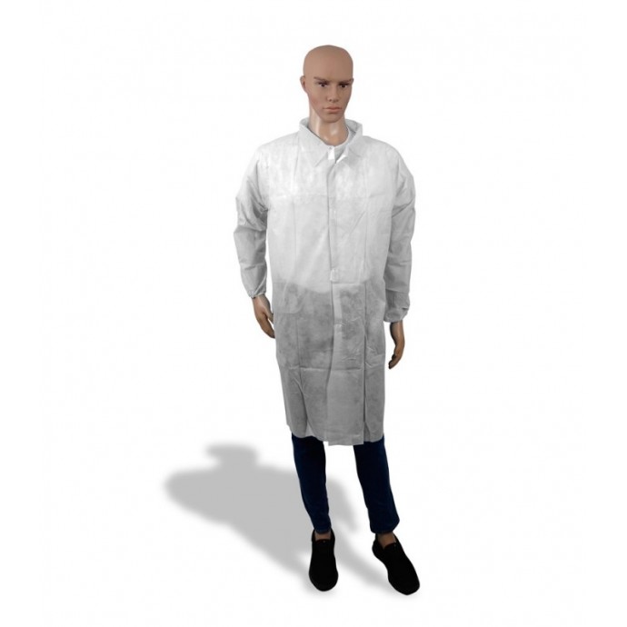 BATA VISITA CON VELCRO SIN BOLSILLO XL