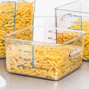 Recipiente de Almacenaje Cuadrado Transparente 3,75 L