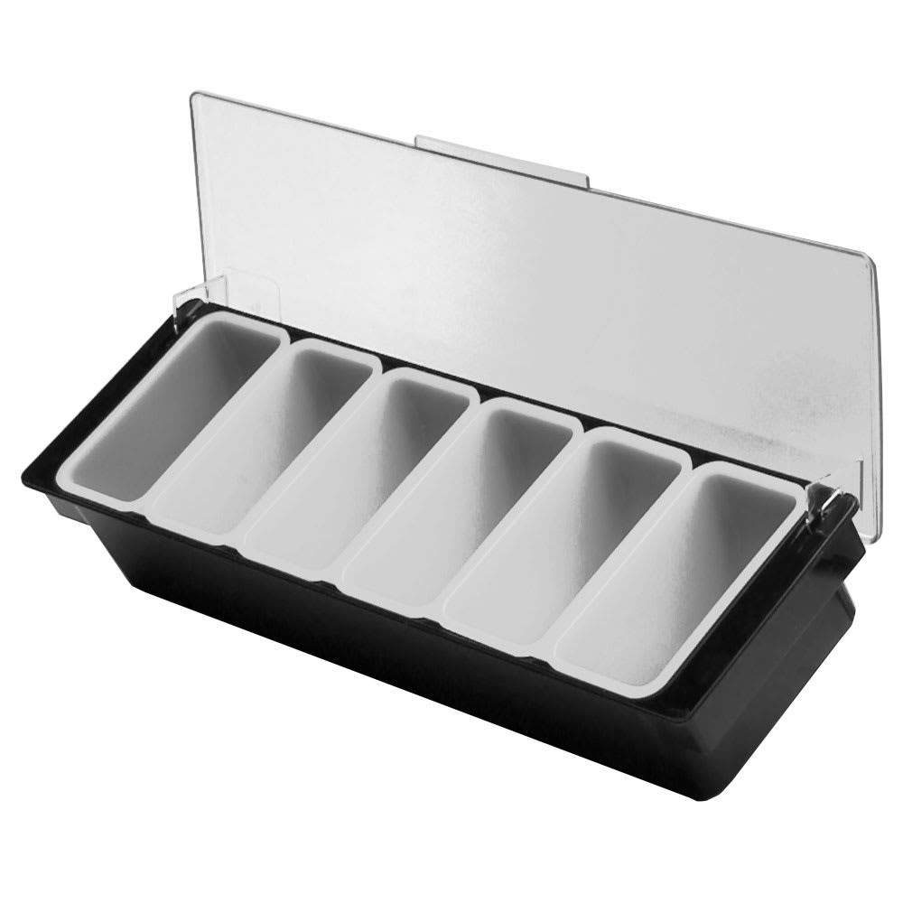 DISPENSADOR DE CONDIMENTOS DE 6 COMPARTIMENTOS