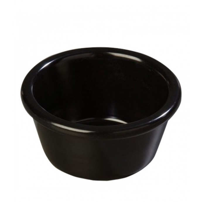 Ramequín Redondo Liso Negro 45 Ml