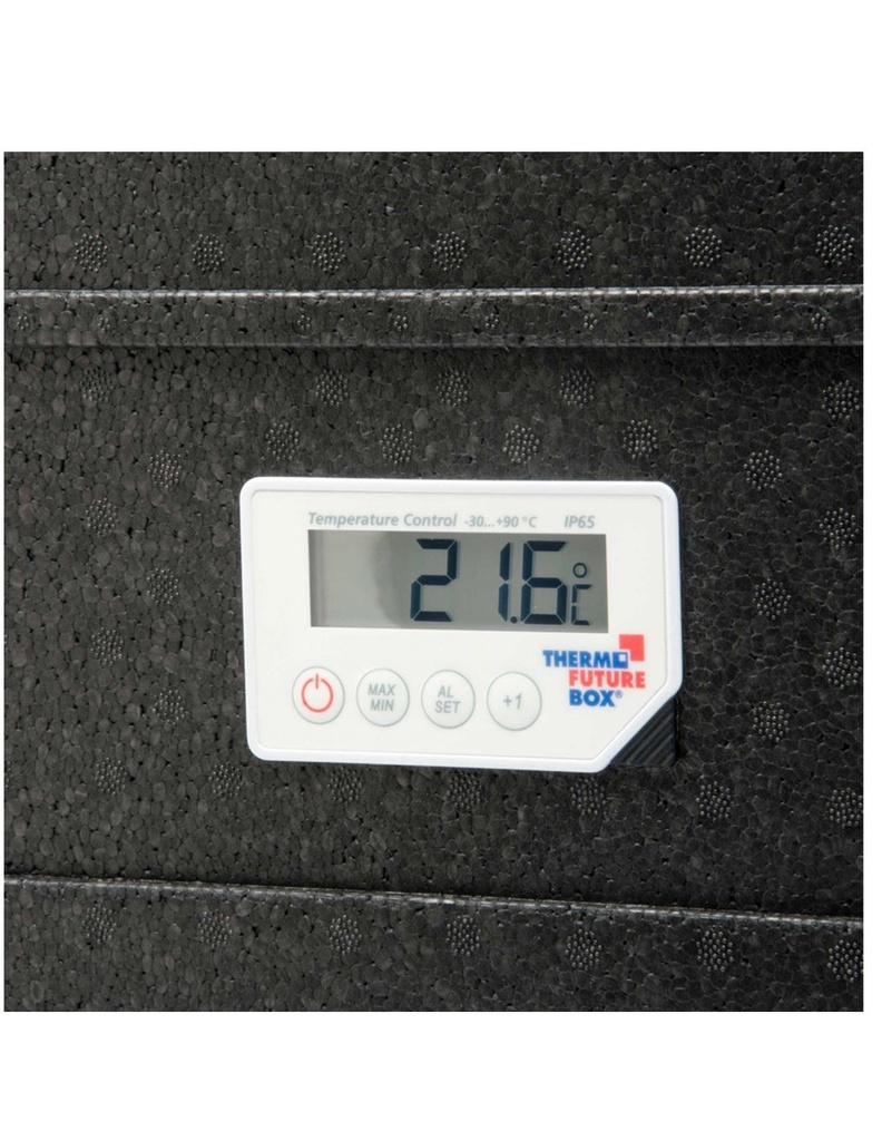 CONTENEDOR ISOTÉRMICO DE CARGA FRONTAL GN 93L CON TERMÓMETRO