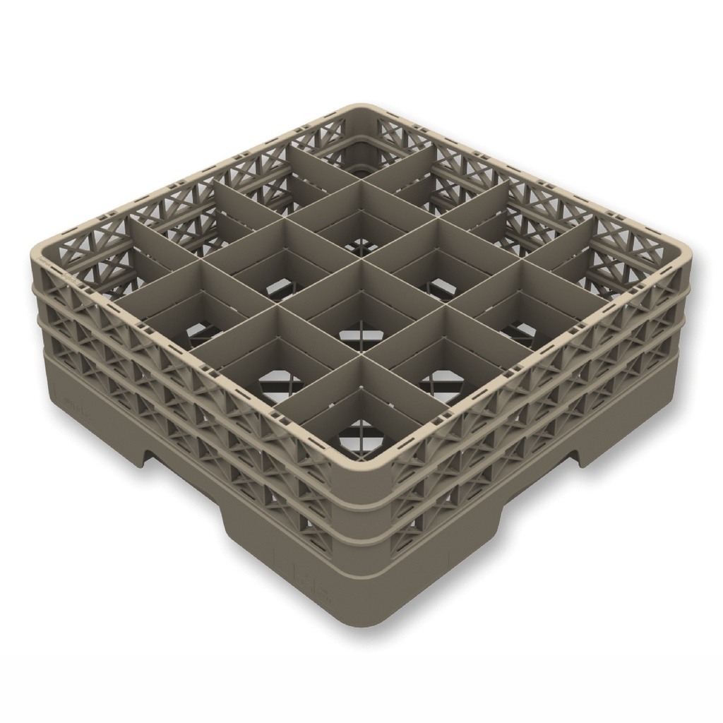 CESTA FLAP RACK ABIERTA 16 COMPARTIMENTOS + 4 EXTENSIONES