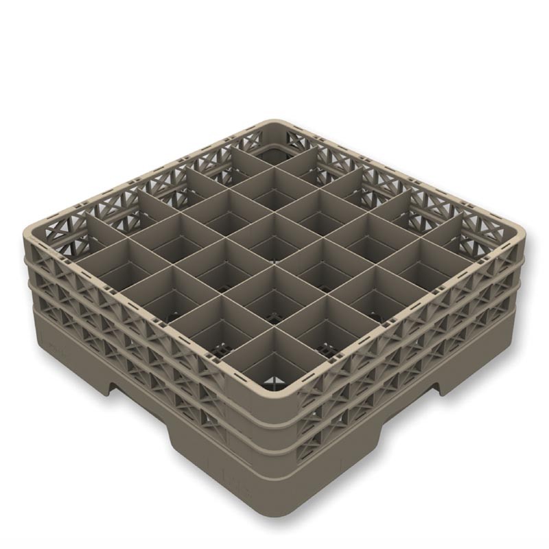 Cesta Flap Rack Abierta De 25 Compartimentos + 2 Extensiones