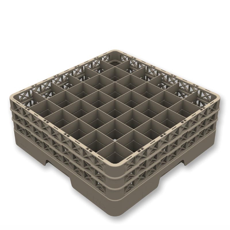 Cesta Flap Rack Abierta De 36 Compartimentos +2 Extensiones