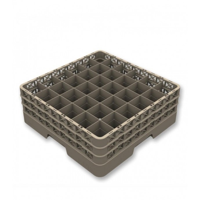 Cesta Flap Rack Abierta De 36 Compartimentos + 3 Extensiones