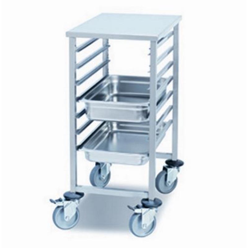 CARRO PARA CUBETAS GN 1/1 SUPERFICIE TRABAJO