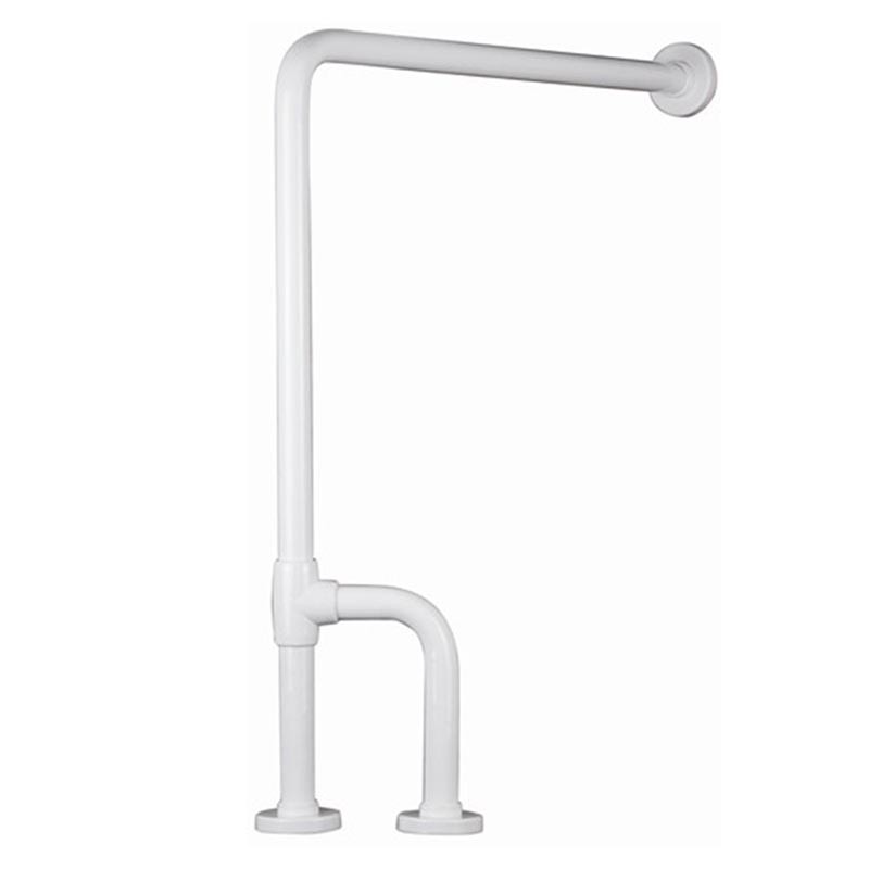 ASIDERO PARED/SUELO 3 ANCLAJES 70 CM BLANCO