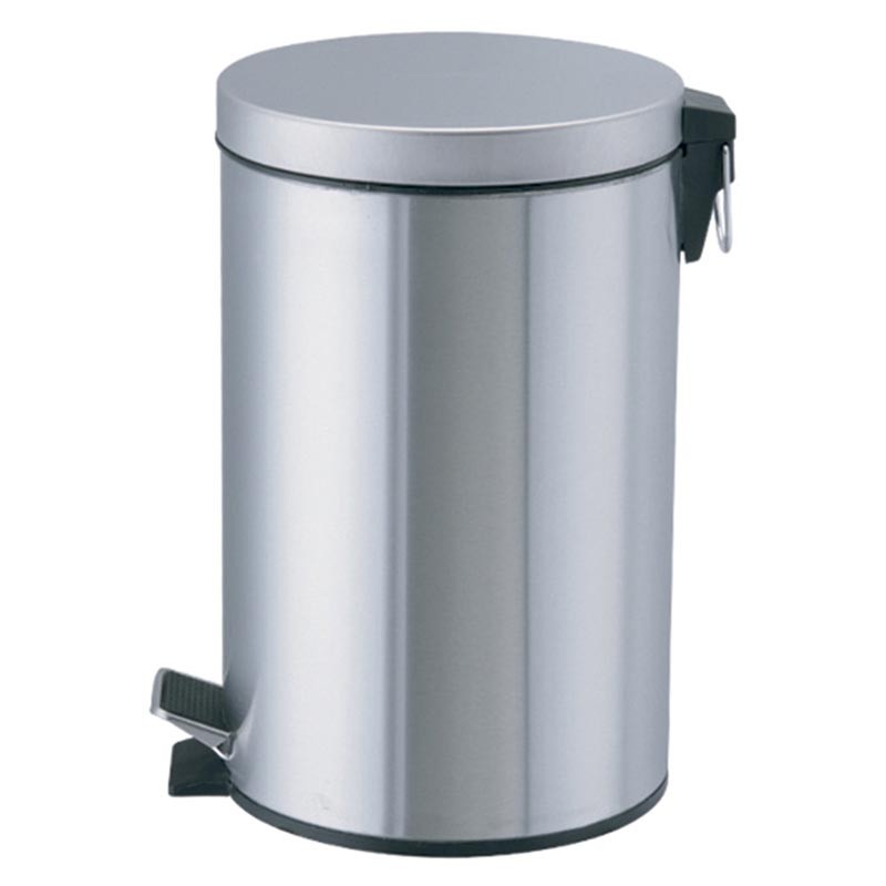 Papelera Inox 5L Con Pedal