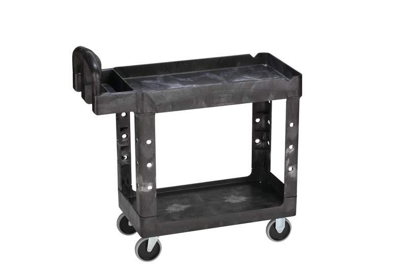 Carro De Trabajo Con Estantes Con Bordes S