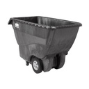 Carro Basculante de Espuma Estructural, Uso Estándar, 573,4 L, Negro