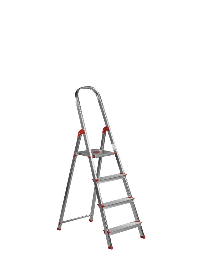 ESCALERA ALUMINIO ROLSER UNICA 4 PELDAÑOS