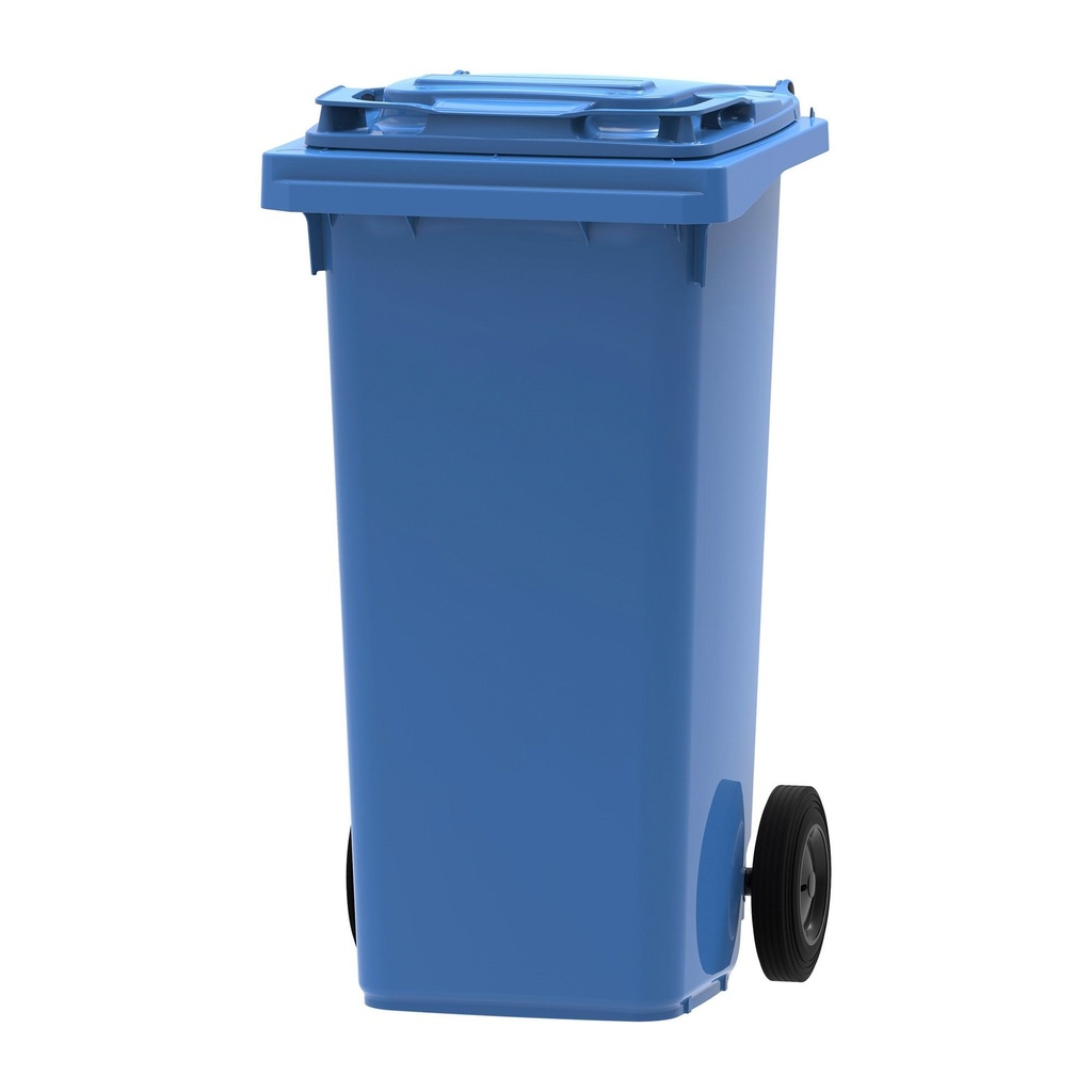 CONTENEDOR DE BASURA 2 RUEDAS 120 L AZUL