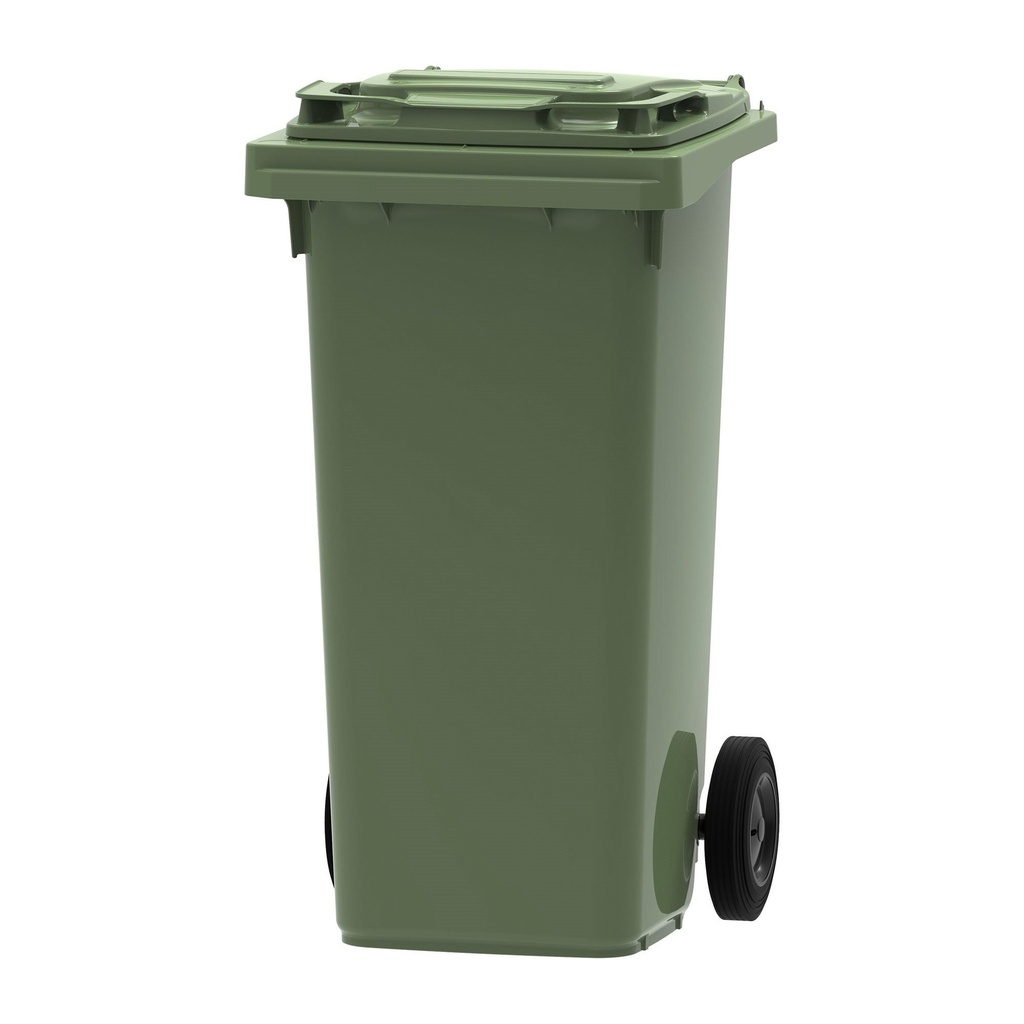 CONTENEDOR BASURA 2 RUEDAS 120 L VERDE