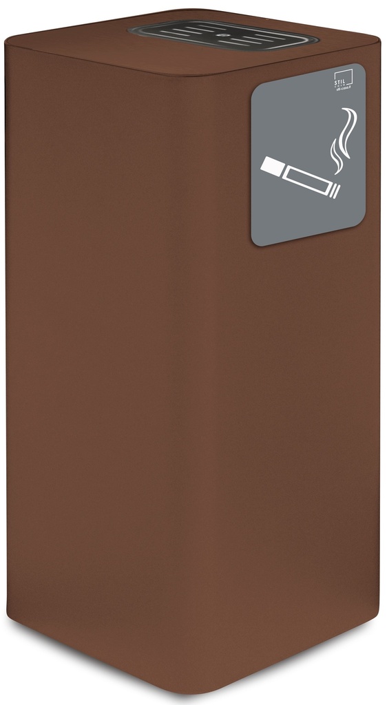 Cenicero Pure Acero Pintado Corten