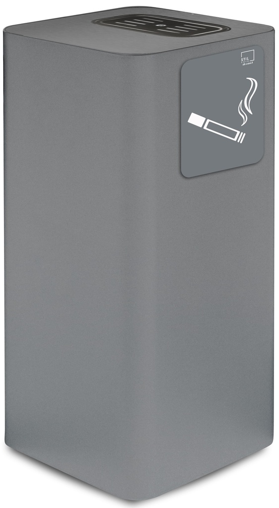 CENICERO PURE ACERO PINTADO GRIS