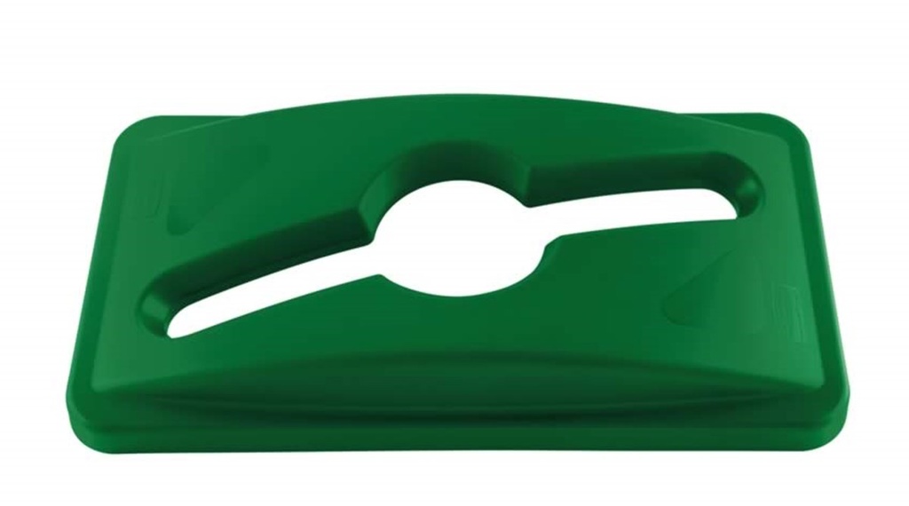 Tapa de Reciclaje Mixto Slim JIM® Verde