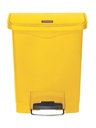 Cubo Slim JIM® de Pedal Frontal 30 L de Resina Amarillo
