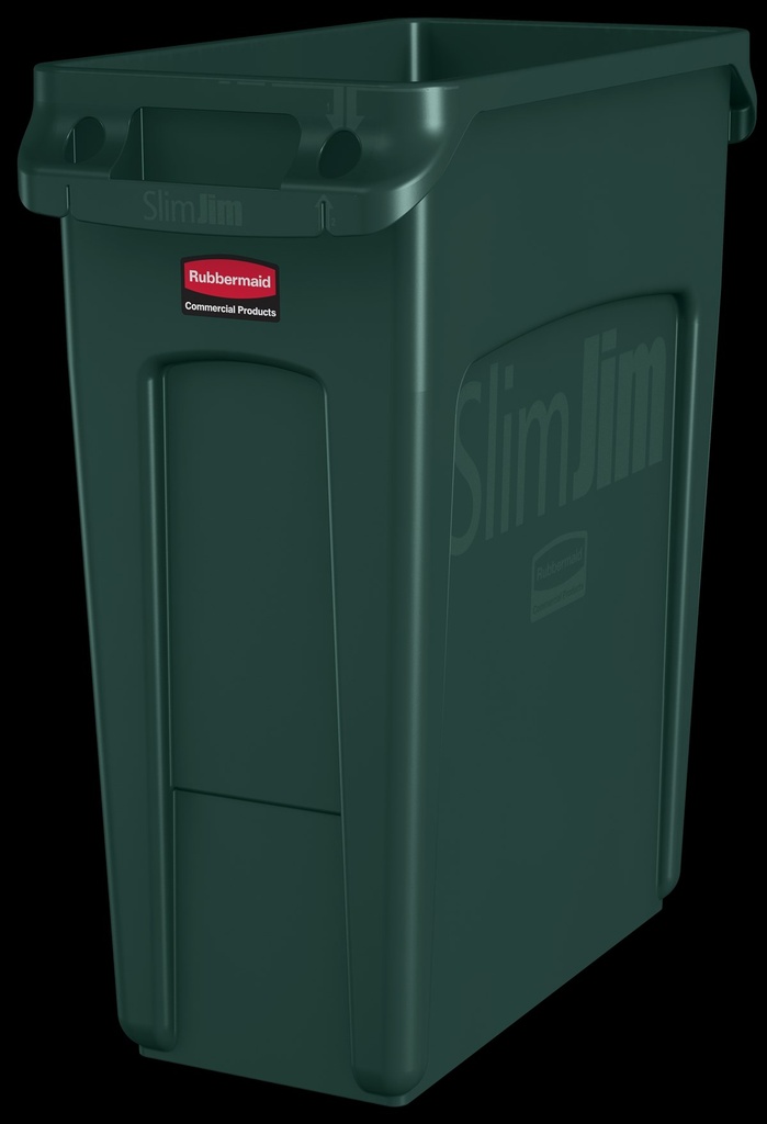 Contenedor Slim JIM® con Ventilación 61 L Verde