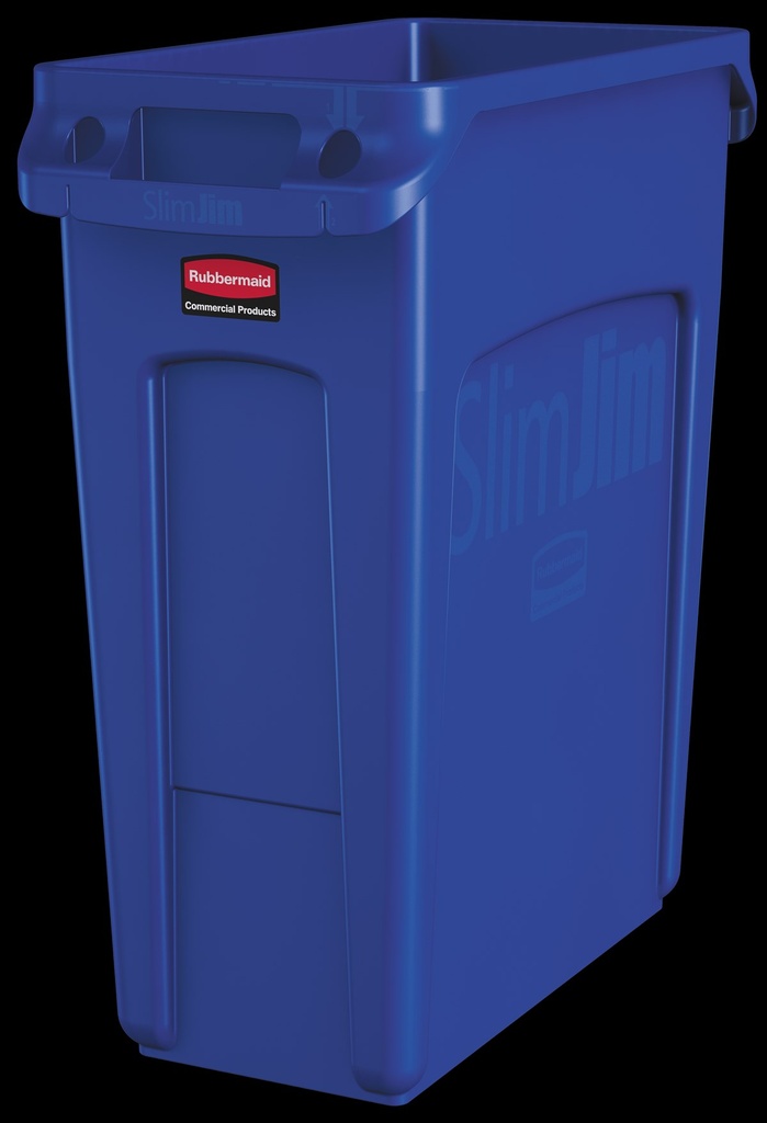 Contenedor Slim JIM® con Ventilación 61 L Azul