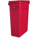 Contenedor Slim JIM® con Ventilación 87 L Rojo