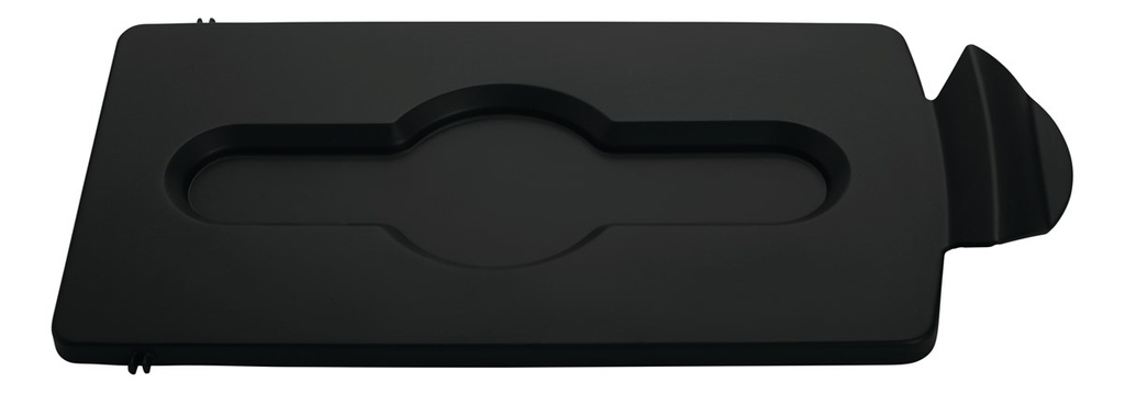 TAPA NEGRA DE CERRADO PARA CENTROS DE RECICLAJE SLIM JIM
