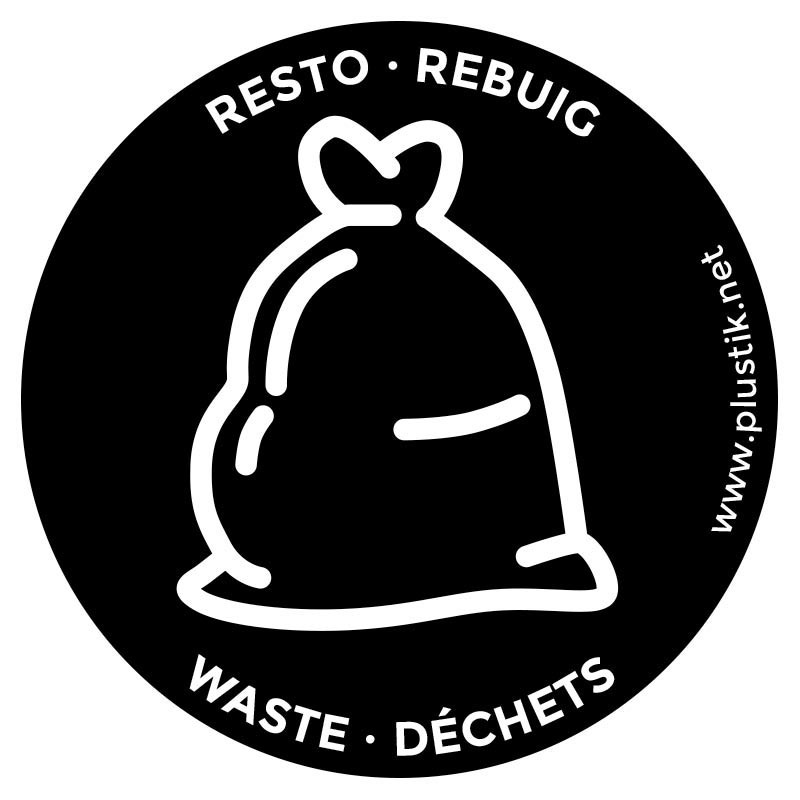 Adhesivo Reciclaje Resto