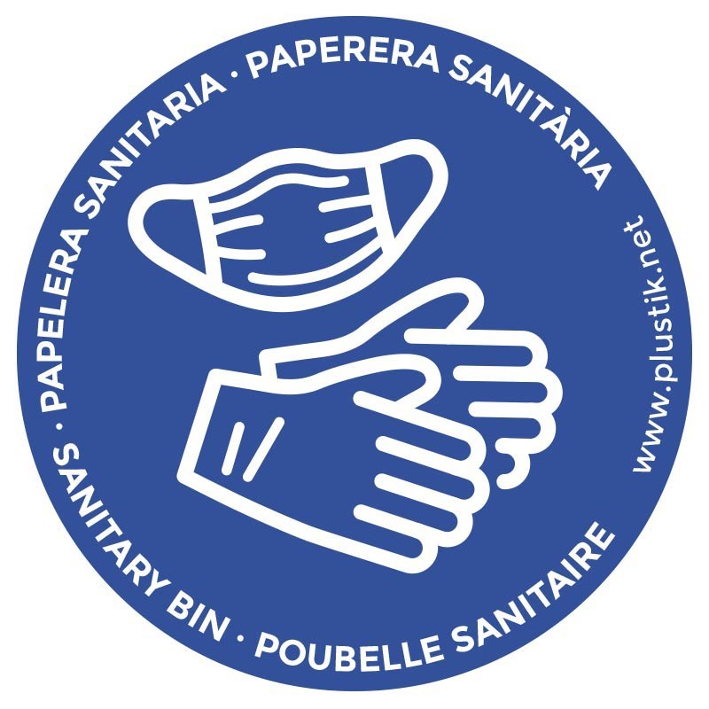 Adhesivo Para Papelera Sanitaria