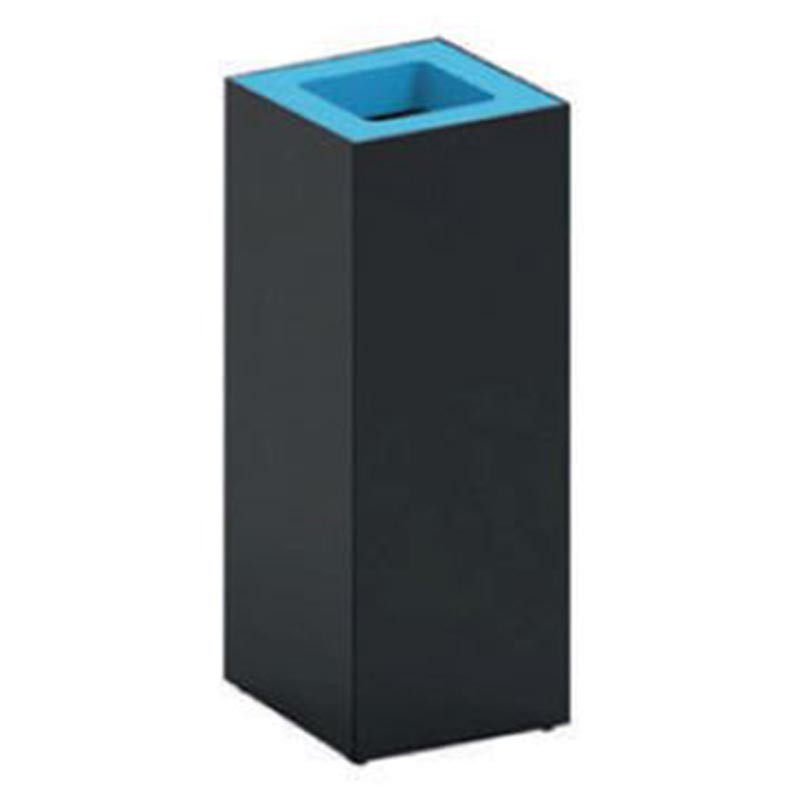 Papelera Metálica Cubic Para Reciclaje 40 L