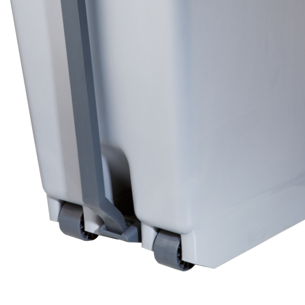 CONTENEDOR SELECTIVO DENOX CON PEDAL Y TAPA VERDE 60L