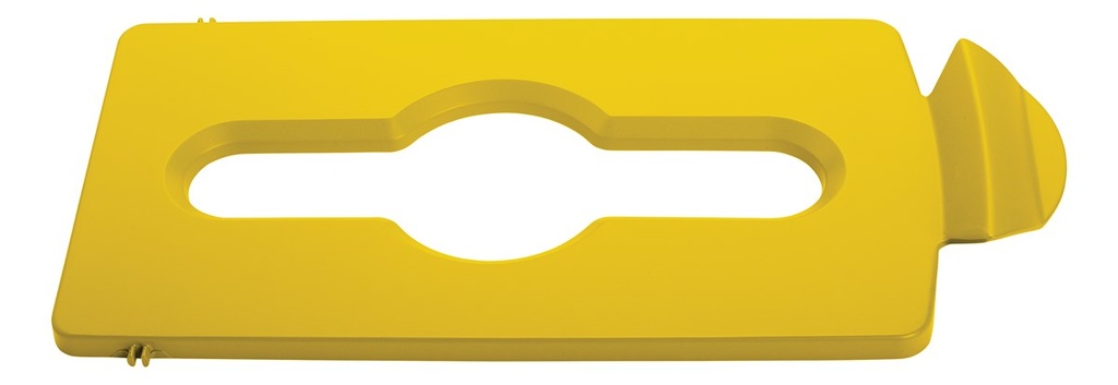 Tapa de Punto de Reciclaje Mixto Slim JIM® Amarilla