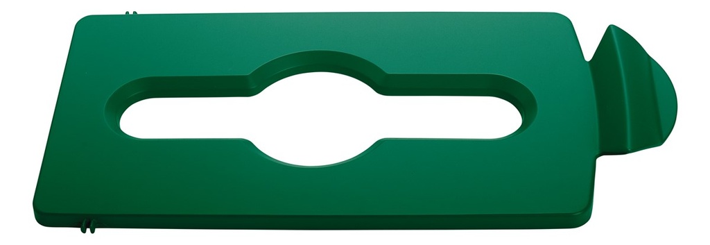 Tapa de Punto de Reciclaje Mixto Slim JIM® Verde