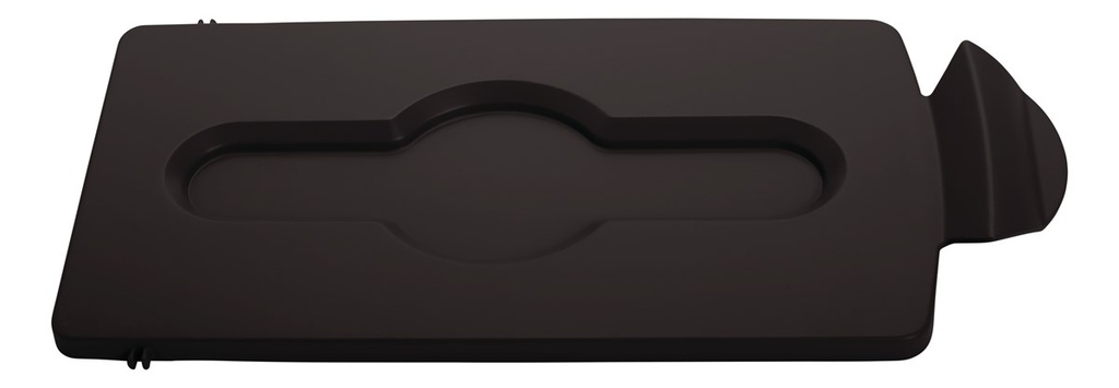 TAPA MARRÓN CERRADA PARA CENTROS DE RECICLAJE SLIM JIM