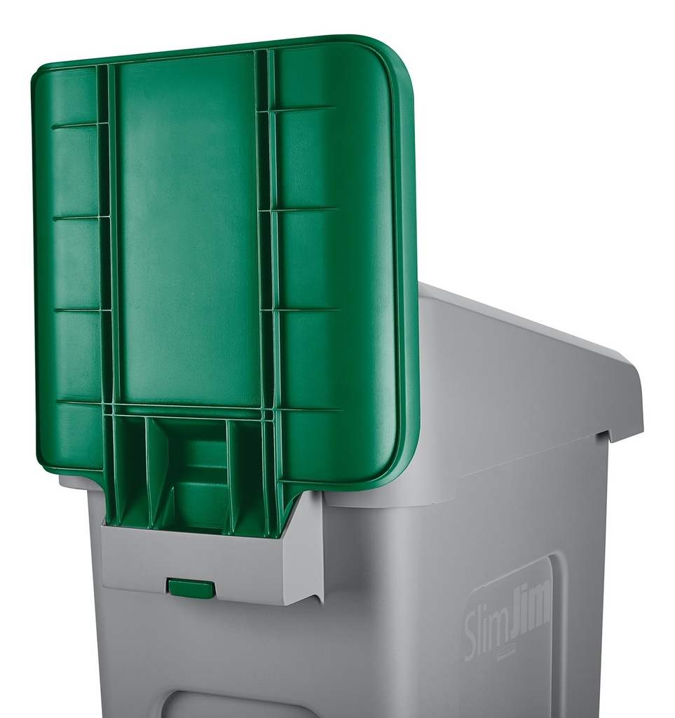 Cartel de Punto de Reciclaje Slim JIM® Verde