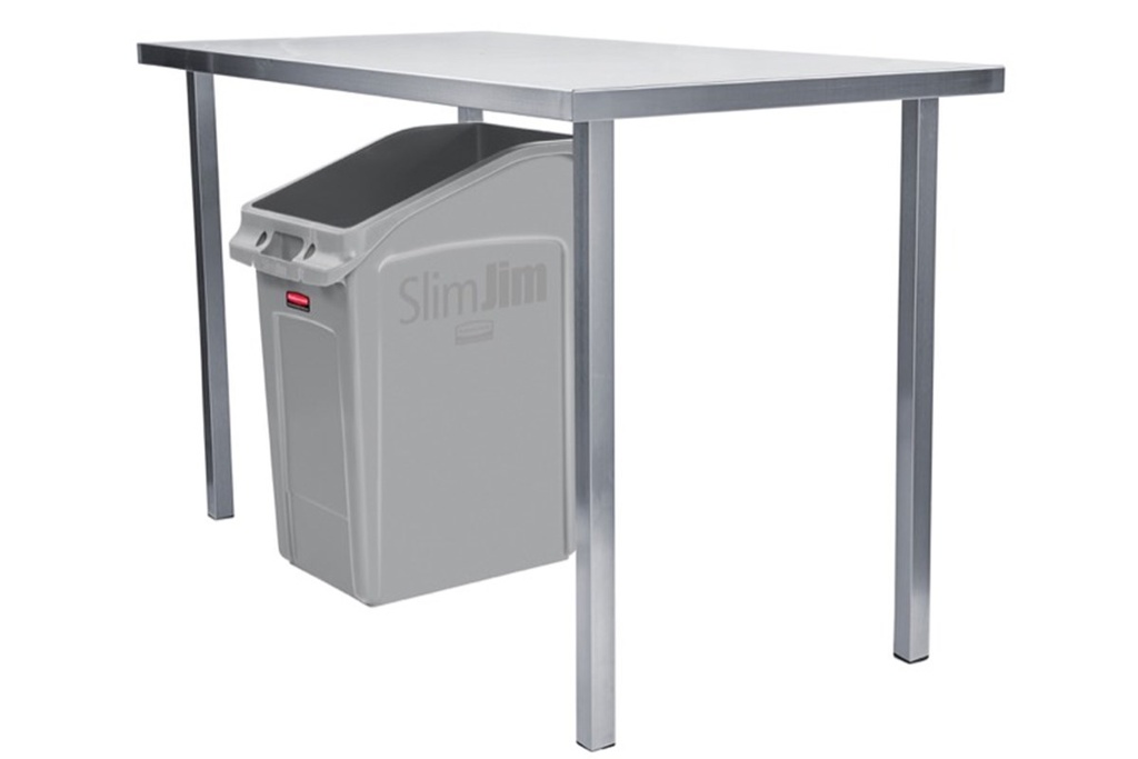 Contenedor Slim JIM® para Debajo del Mostrador 87 L Gris