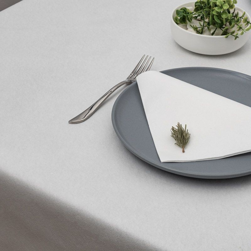 MANTEL 100 X 100 TISSUE SECO BLANCO GOFRADO