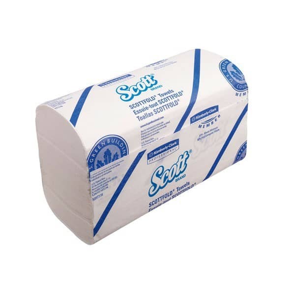 Toalla Secamanos Scottfold 31,5X20 Cm Plegado Z 1 Capa