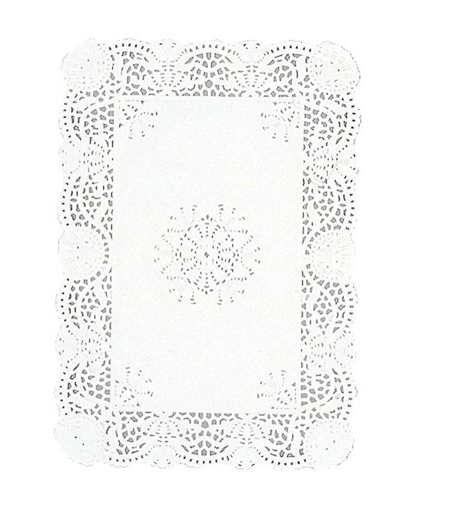Blonda 35 X 45 De Papel Blanca