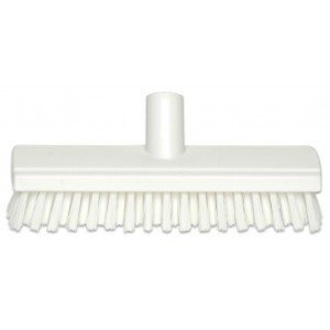 CEPILLO RÍGIDO BUQUE DE 25 CM BLANCO