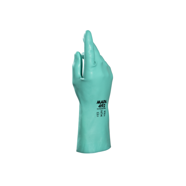 Guantes  Ultranitril 492  Resisténcia Mecánica Y Química T/8 -8 1/2