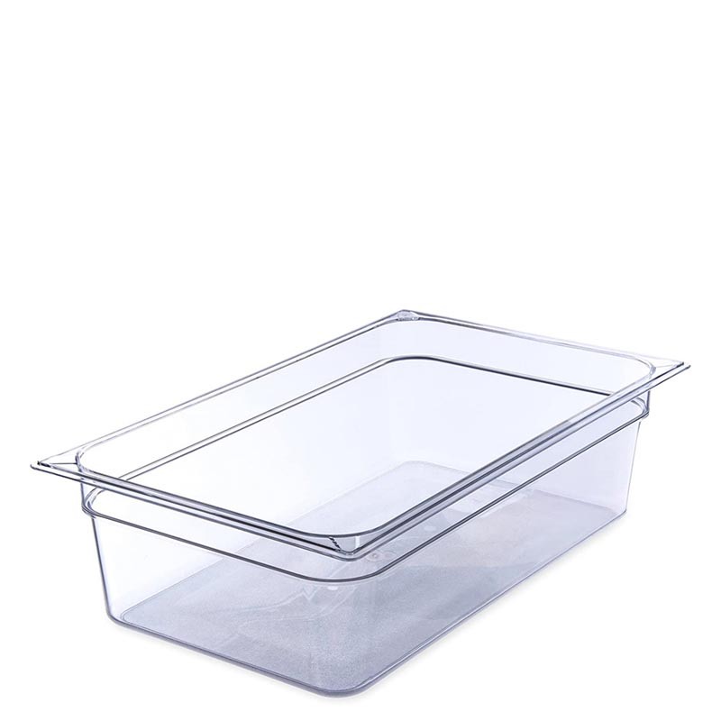 CUBETA DE POLICARBONATO GN 1/1 DE 150 MM