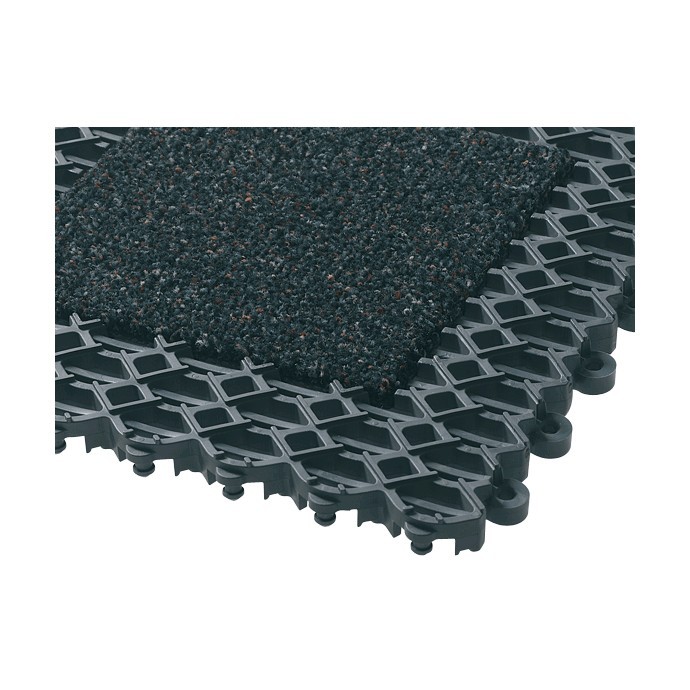 LOSETA V-MAT GRIS 25 X 25