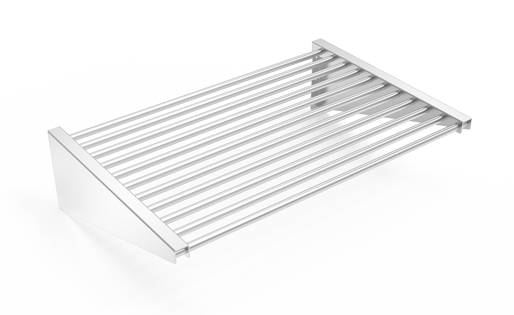 Prestatge mural *inox de tub