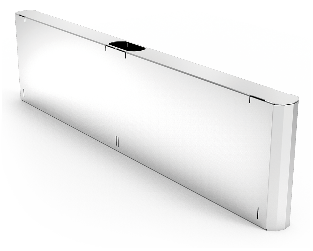 Peu central per a prestatgeria *inox Imagini