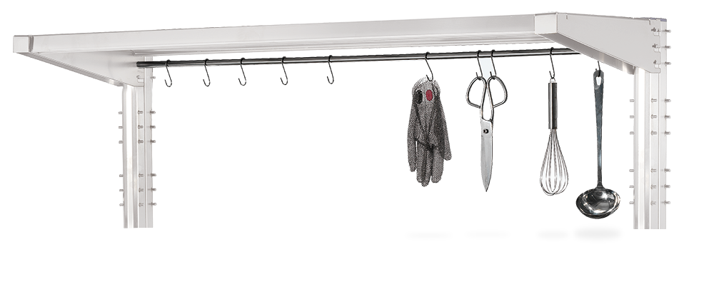 Kit per a penjar utensilis adaptable a prestatgeria *inox Imagini