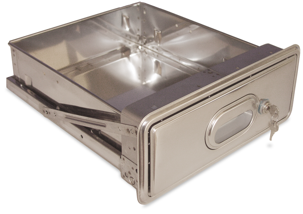 Calaix c/pany p/acoblar a prestatgeria *inox Imagini per client